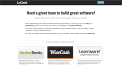 Desktop Screenshot of logeek.fr